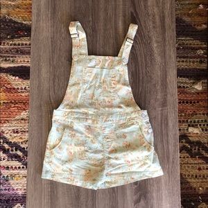 Akira Floral Overalls